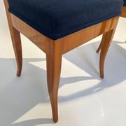 Biedermeier Chairs in Cherry Wood, Germany, 1830s, Set of 5