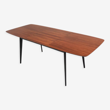 Bubinga Dining Table by Alfred Hendrickx for Belform, 1950s