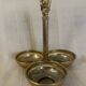 Vintage brass gold aperitif server