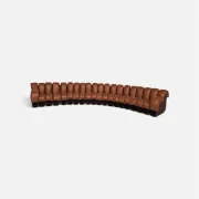 De Sede Ds600 Snake in cognac leather, 20 elements (in NEW CONDITION)!
