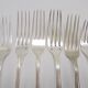 6 old mismatched forks