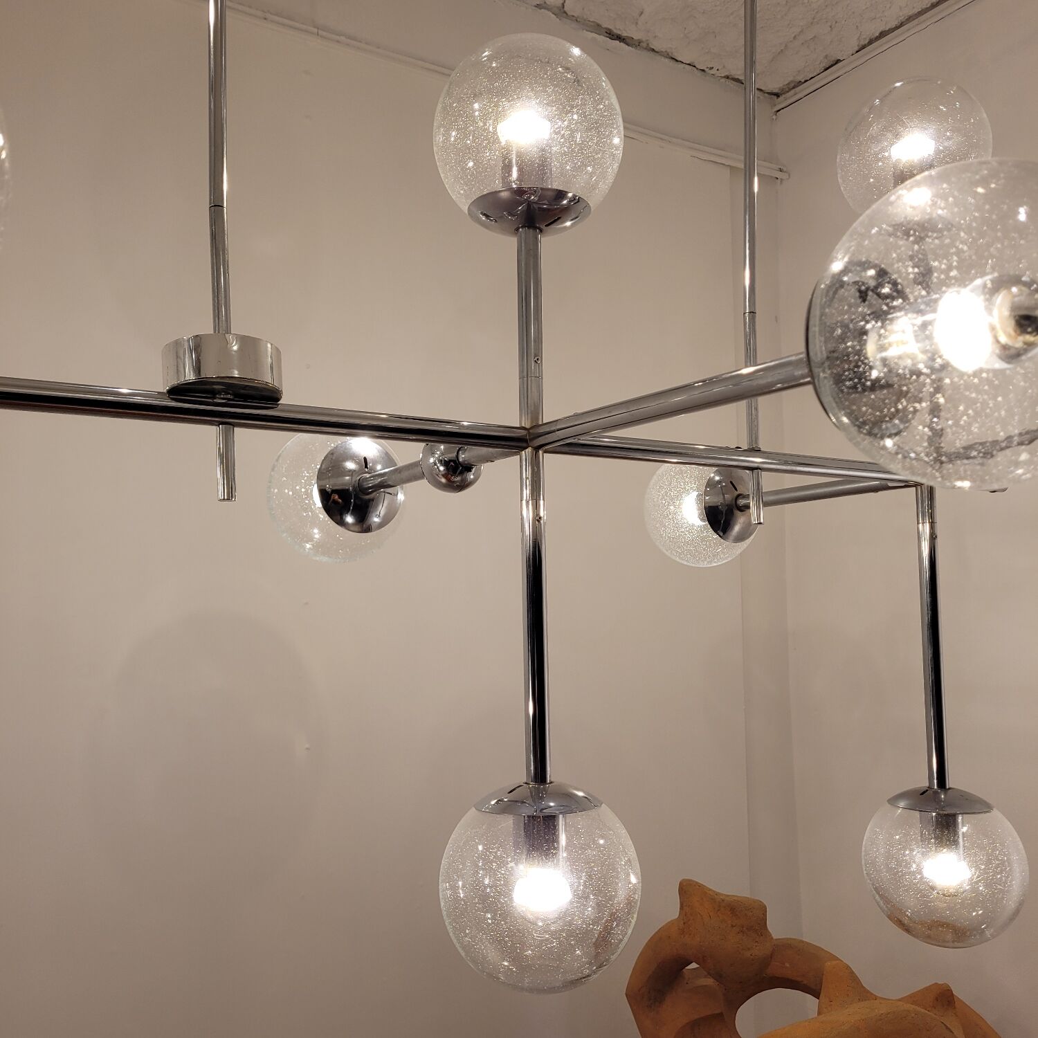 Studio Kinkeldey pendant chandelier circa 1960