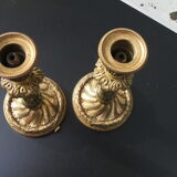 PAIR OF CANDLE HOLDERS XIXEME
