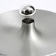 1960s round large Space Age Pop Art aluminum ceiling or wall lamp
