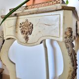 19th century lacquered wood work table