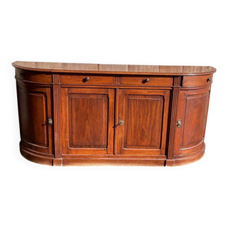 Sideboard in a half-moon shape