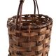 Brutalist basket in bark