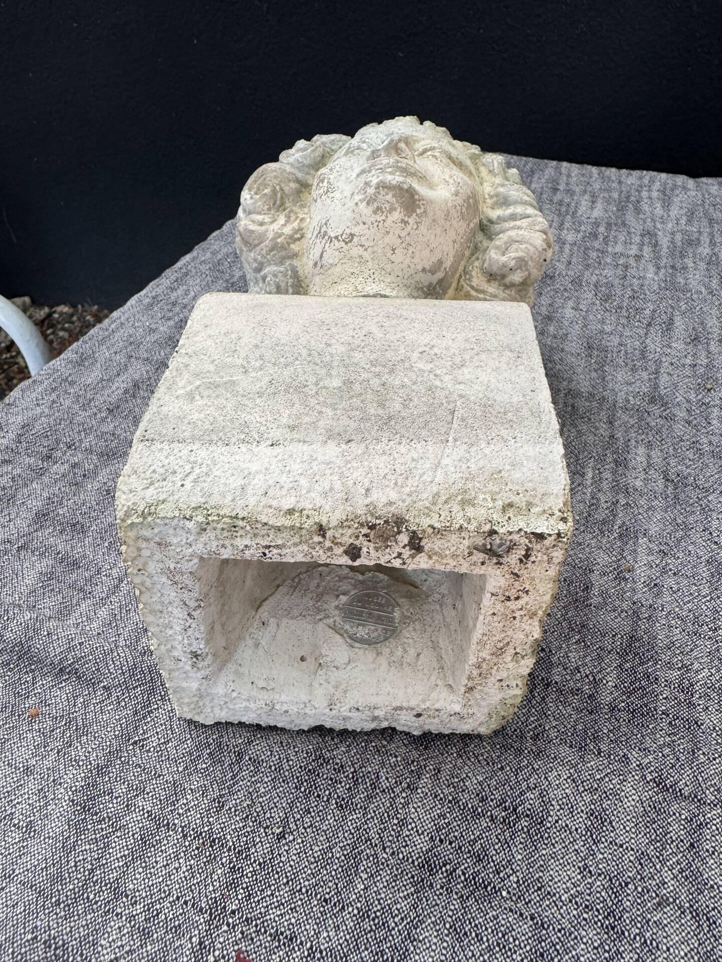 Antique plaster bust
