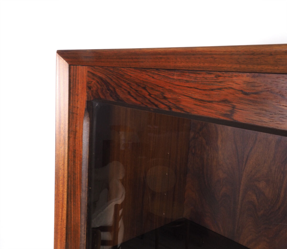 Danish design rosewood sideboard with display cabinet from Brouer, 1960s