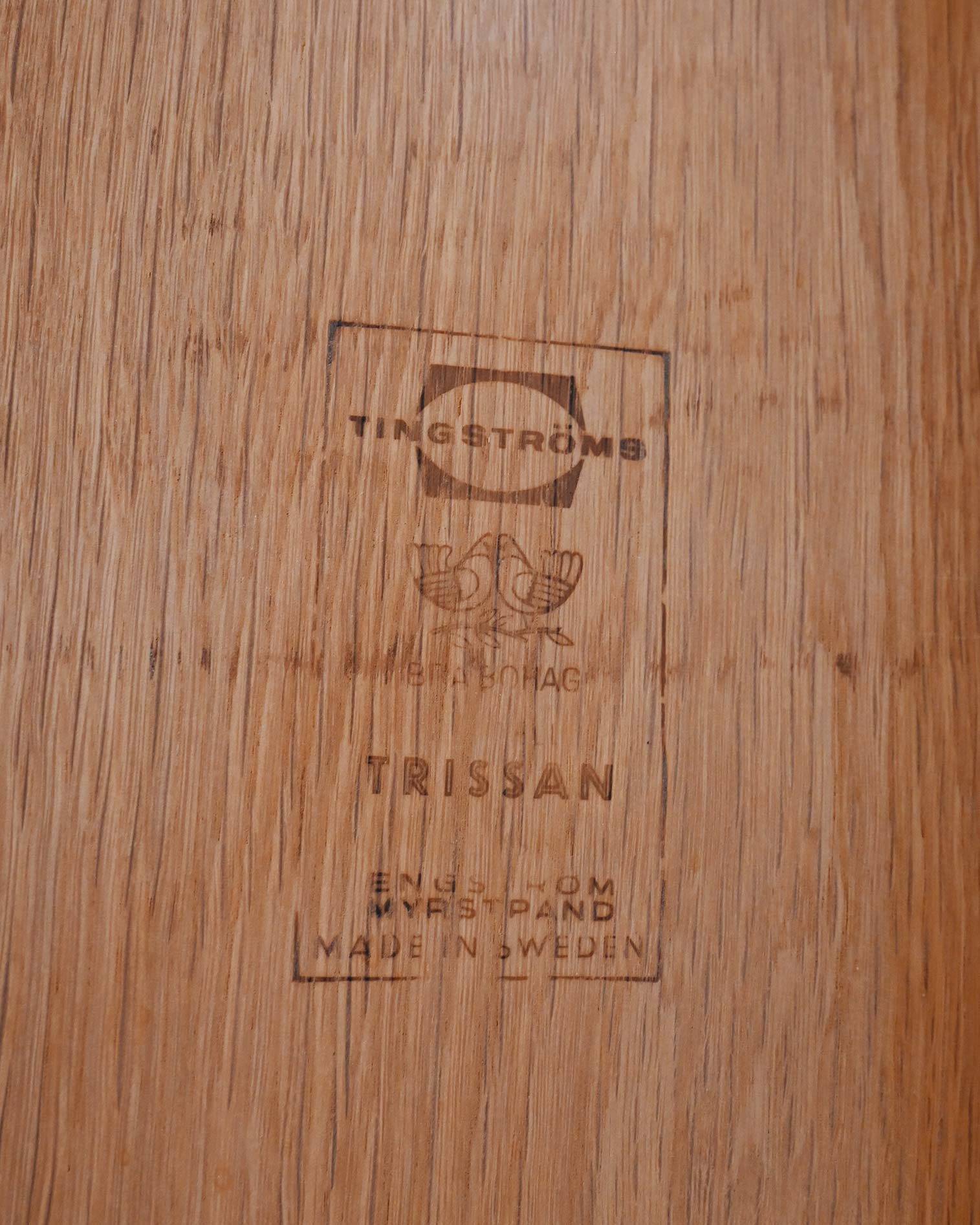 "Trissan" drop-leaf table by Sven Engström & Gunnar Myrstrand for Tingström