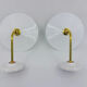 Opaline wall lights