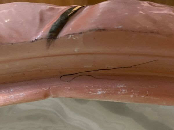 Soupière Plumes d’autruche, manufacture Couleuvre