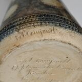 Vase en Grès de Sel, signé J-C. Courjault pour Keraluc Quimper - 1960