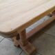 Grande table ancienne ferme monastère sablé vintage chêne massif