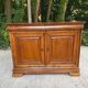 Vintage Louis Philippe solid oak sideboard, 20th century