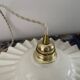 Vintage hanging in electrified toothed ceramic to nine