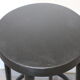 2 black baumann stools 785mm