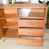 Vintage dresser with compass feet