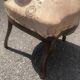 Louis-Philippe medallion chair from the 19th century in solid walnut.