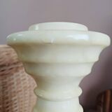 Alabaster candlestick