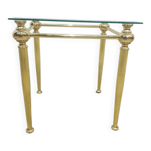 Side table, gold-tone