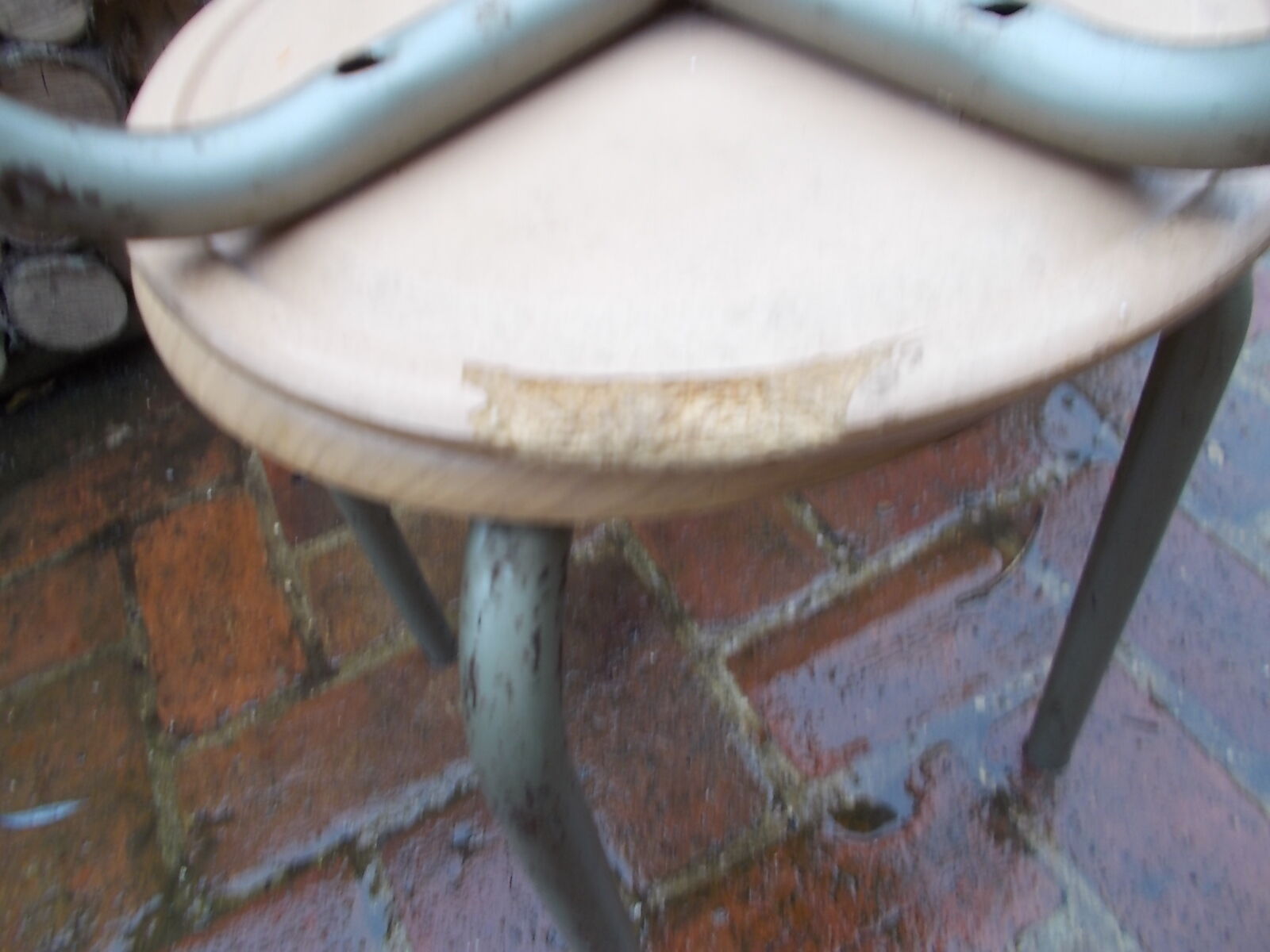 Pair of vintage Werzalit stools