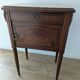 Louis XVI style bedside cabinet signed