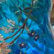 2 painted and enamelled turned glass bottles Napoleon III 3