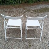 Chaises pliantes en bois