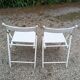 Folding chairs in wood