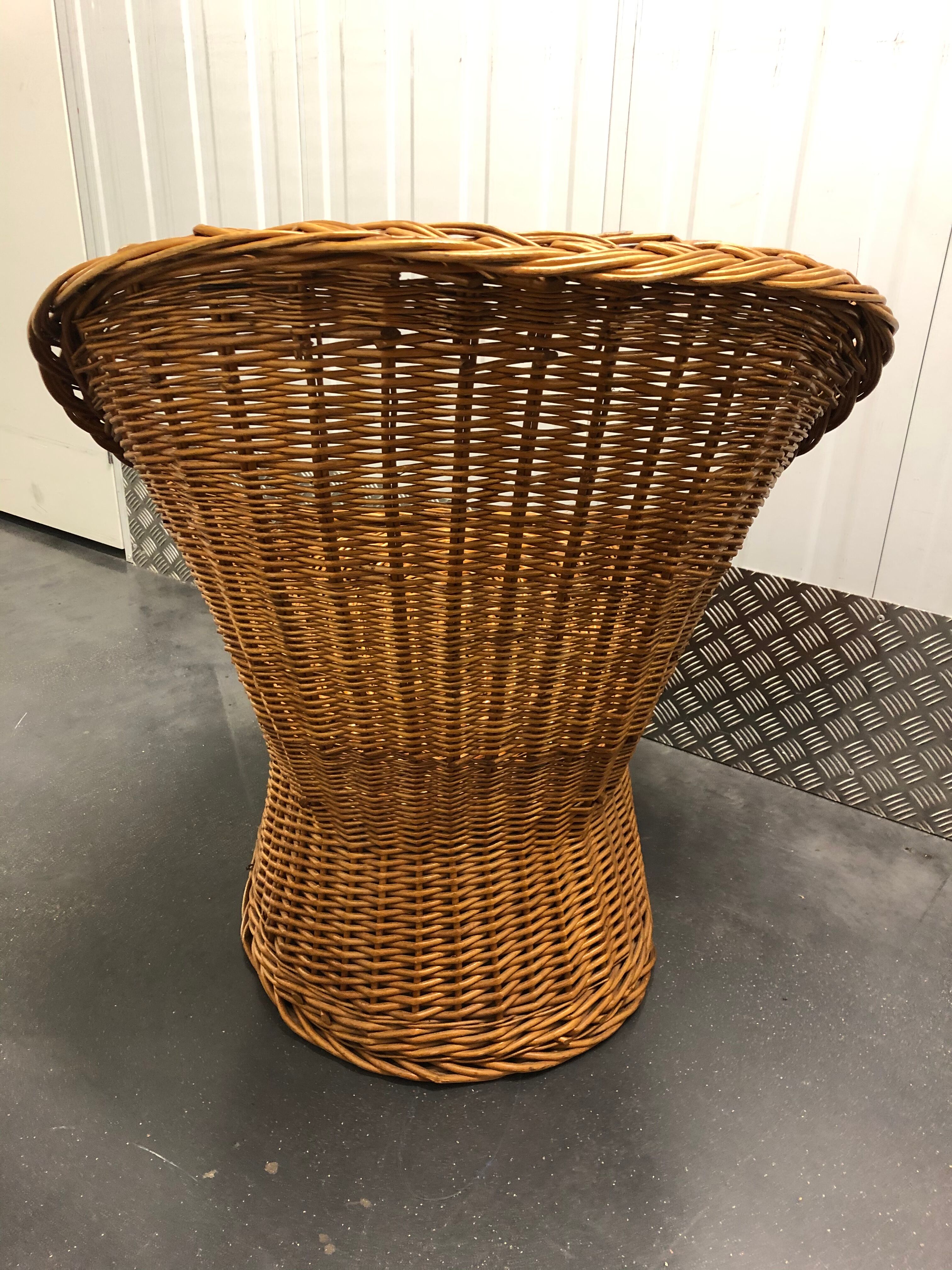 Rattan armchair around 1960