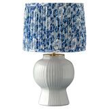 Royal Delft blue and white ceramic table lamp, handmade in the Netherlands, made to order.