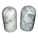 Marble salt and pepper shakers by Crrare