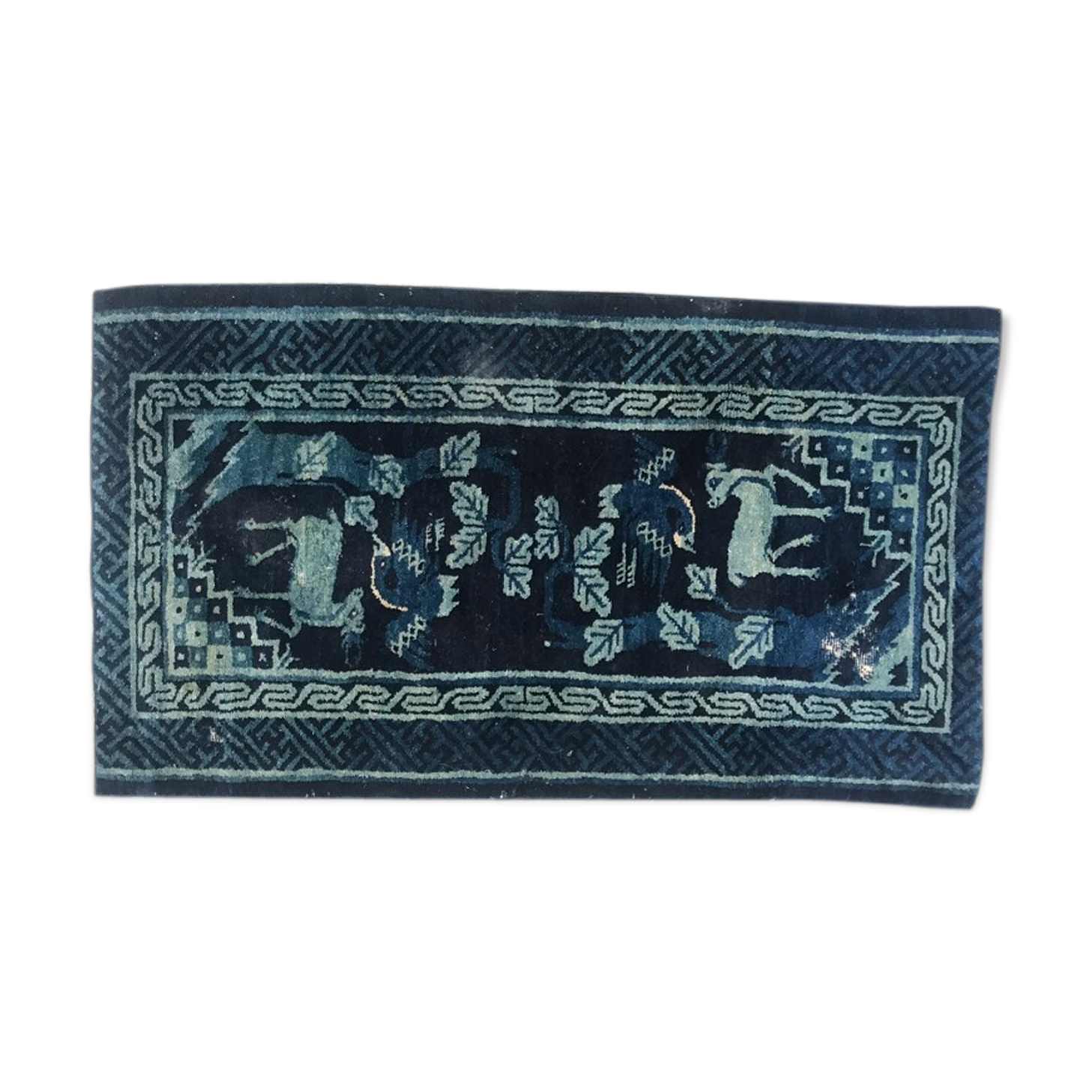 Tibetan handmade rug - 70x122 cm