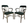 Rare pair of american aluminum Goodform armchairs