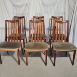 Six scandinavian g Plan teak chairs