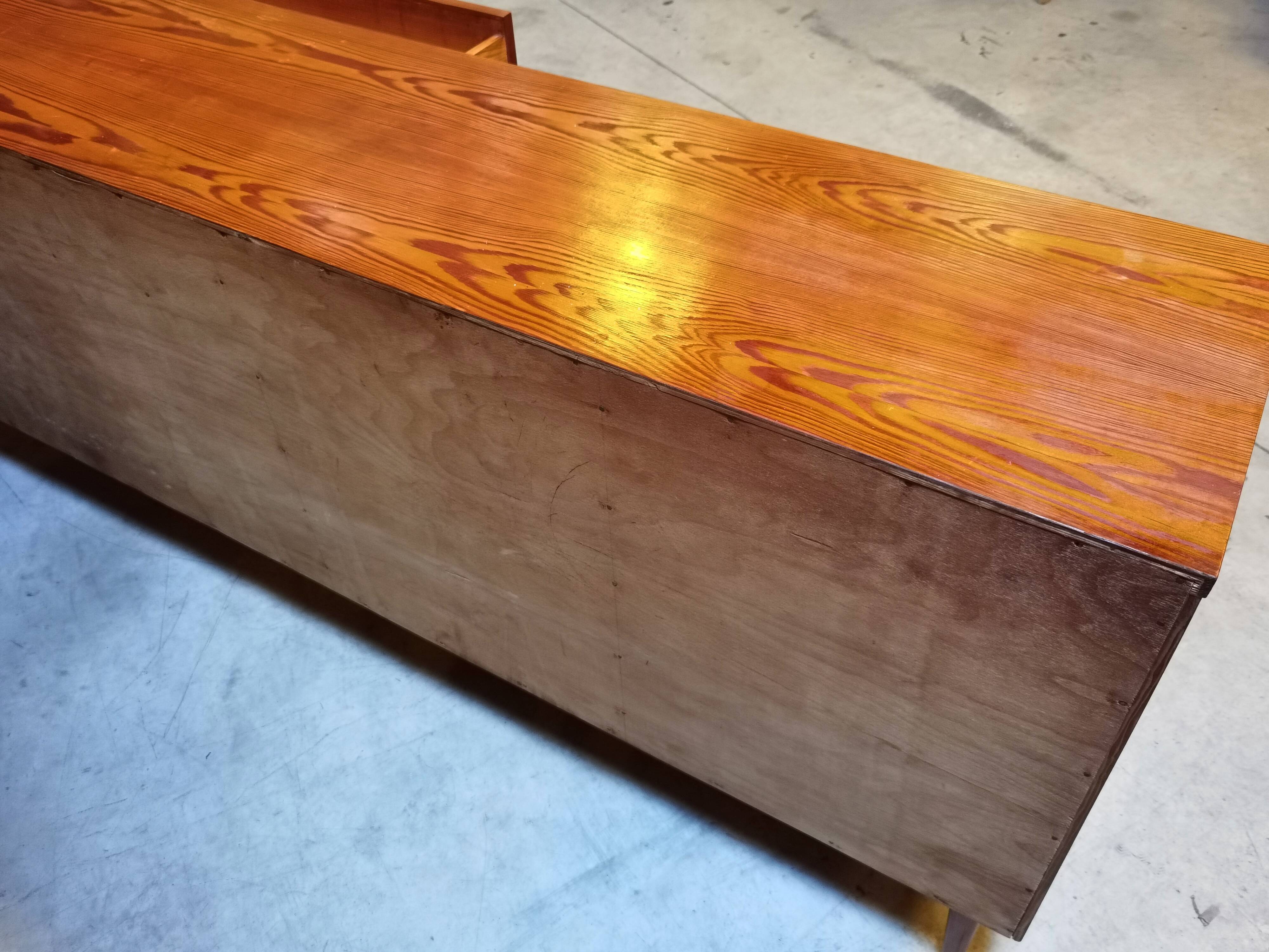 Czech wood and formica sideboard