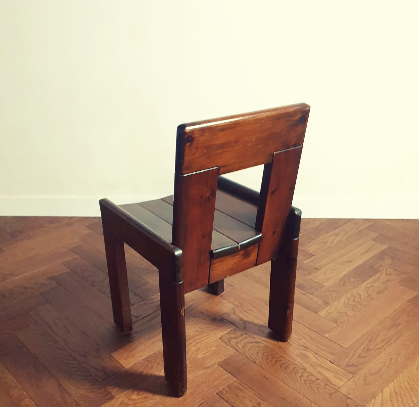 Pair of chairs by Silvio Coppola, Fratelli Montana edition, 1970.