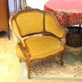 Paire de fauteuils bergères