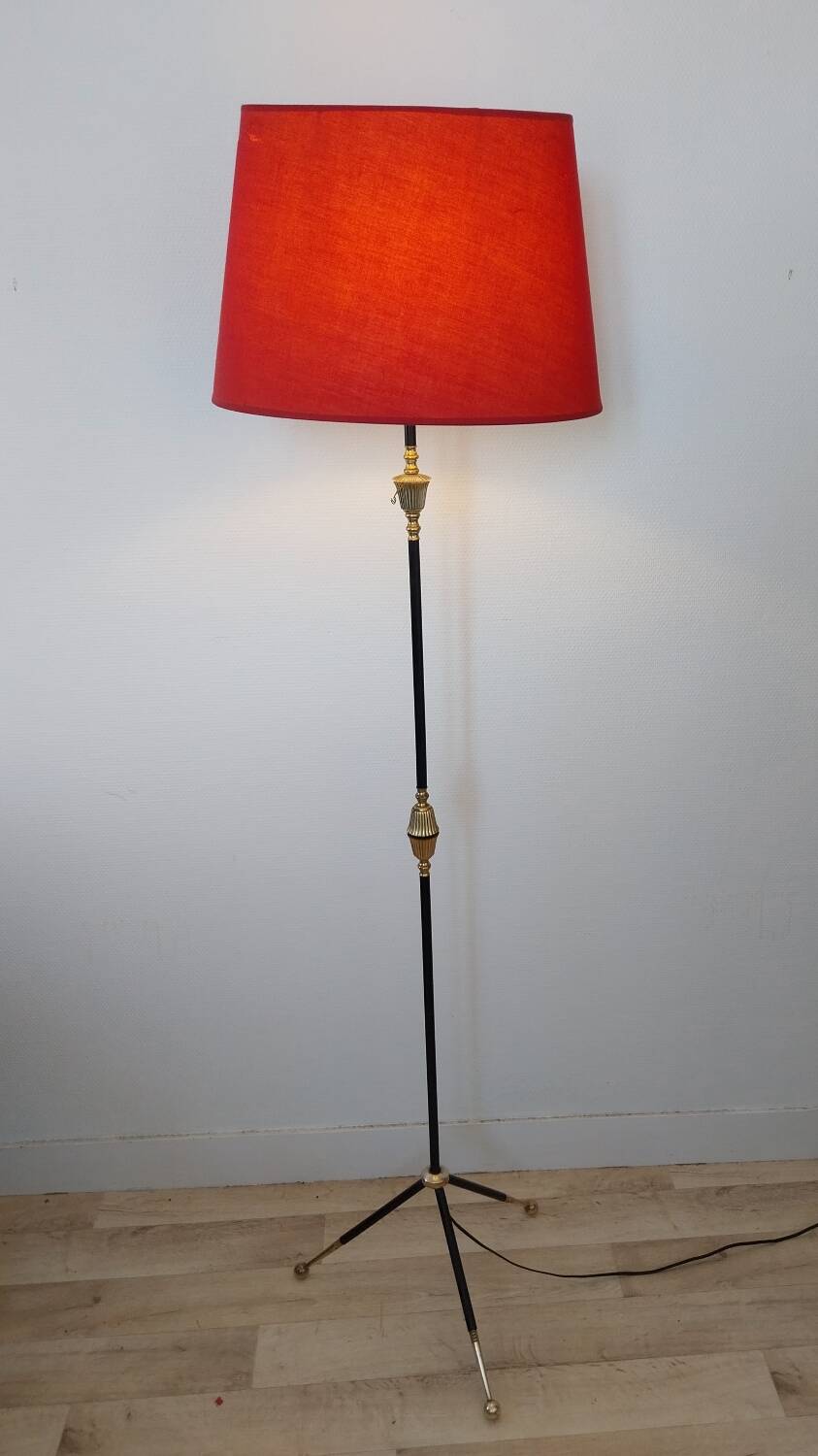 Lampadaire tripode années 50