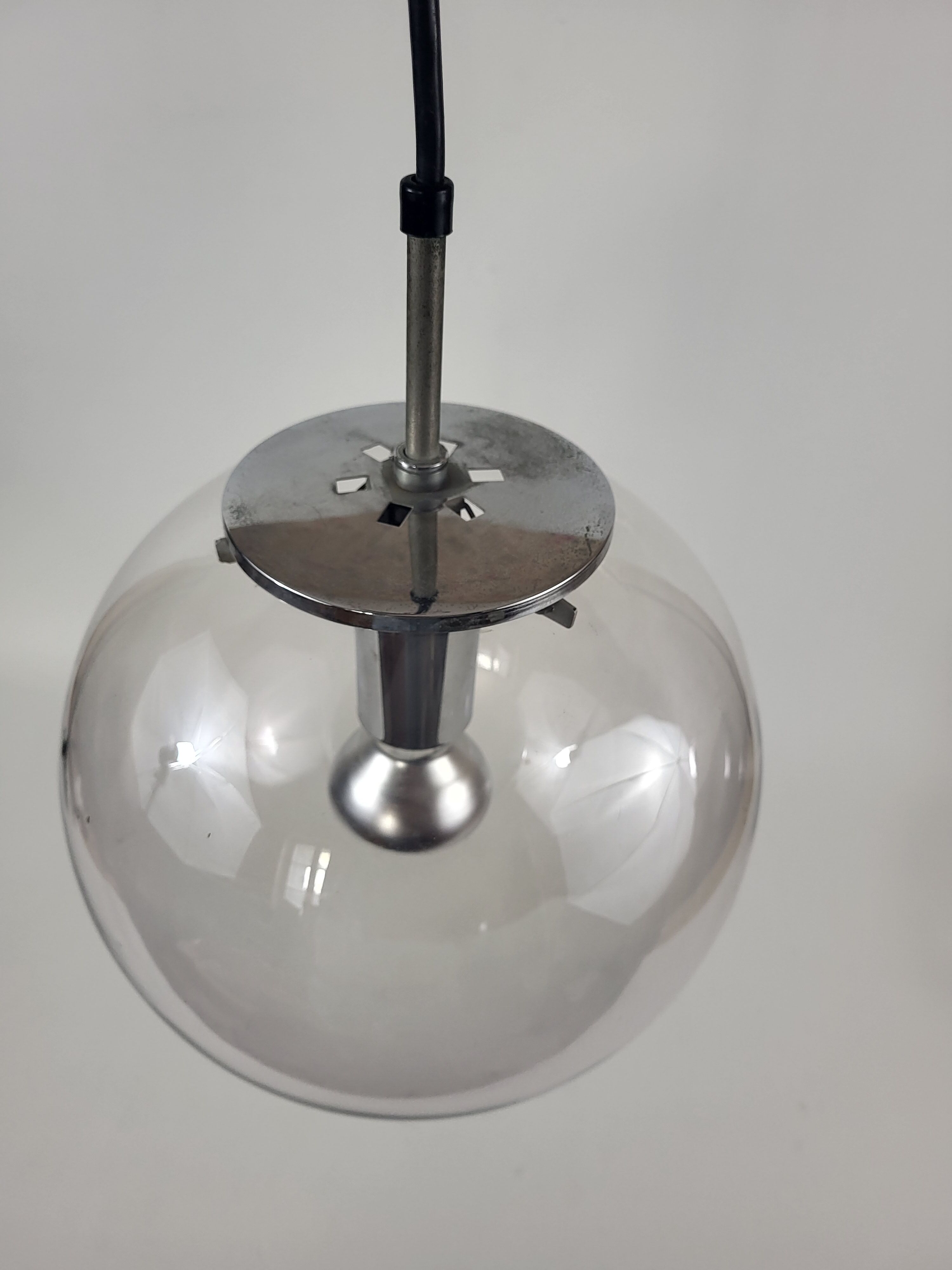 Pendant lamp globe boule limburg 70s