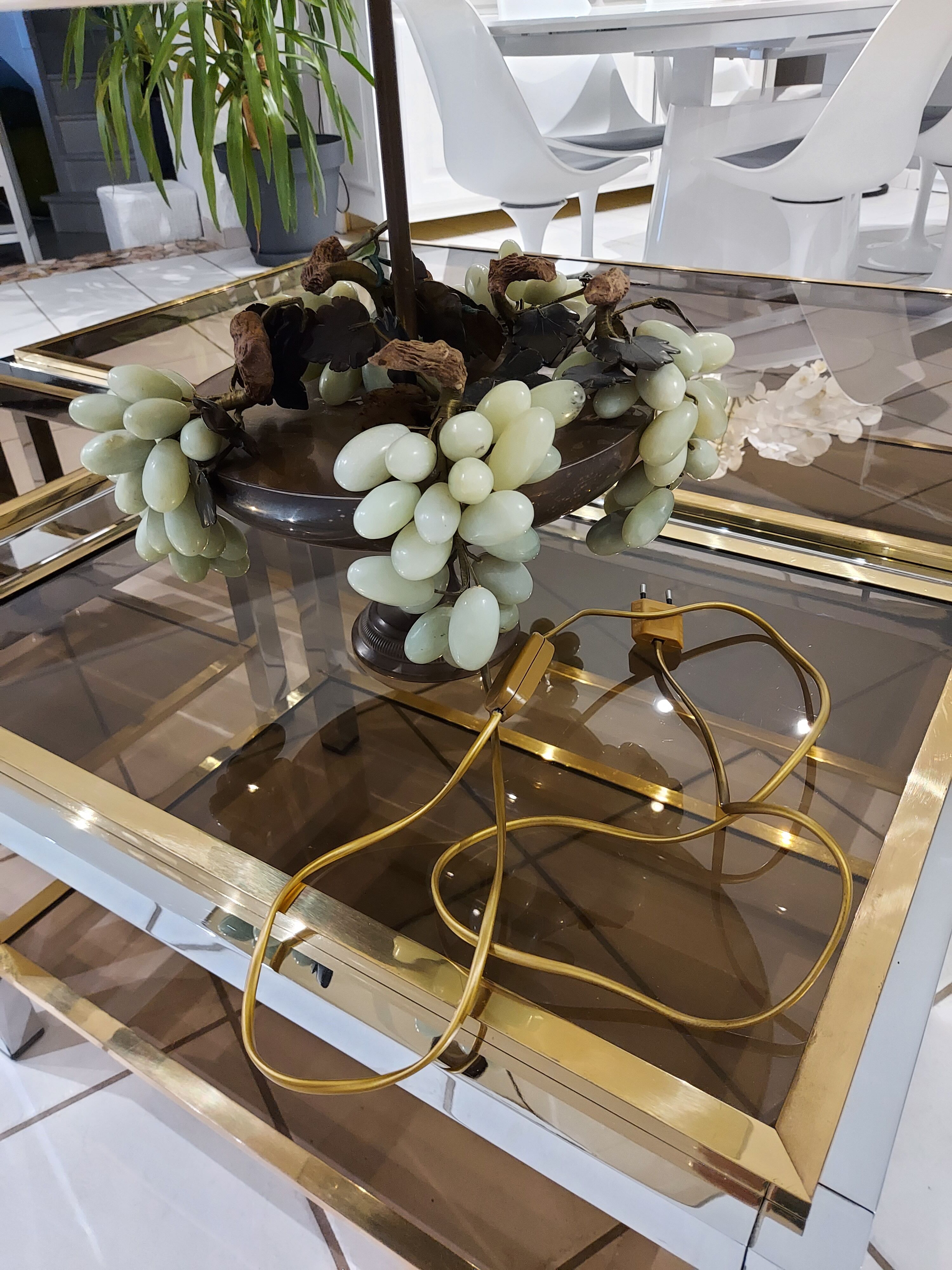 Large vintage living room lamp Italy 1970