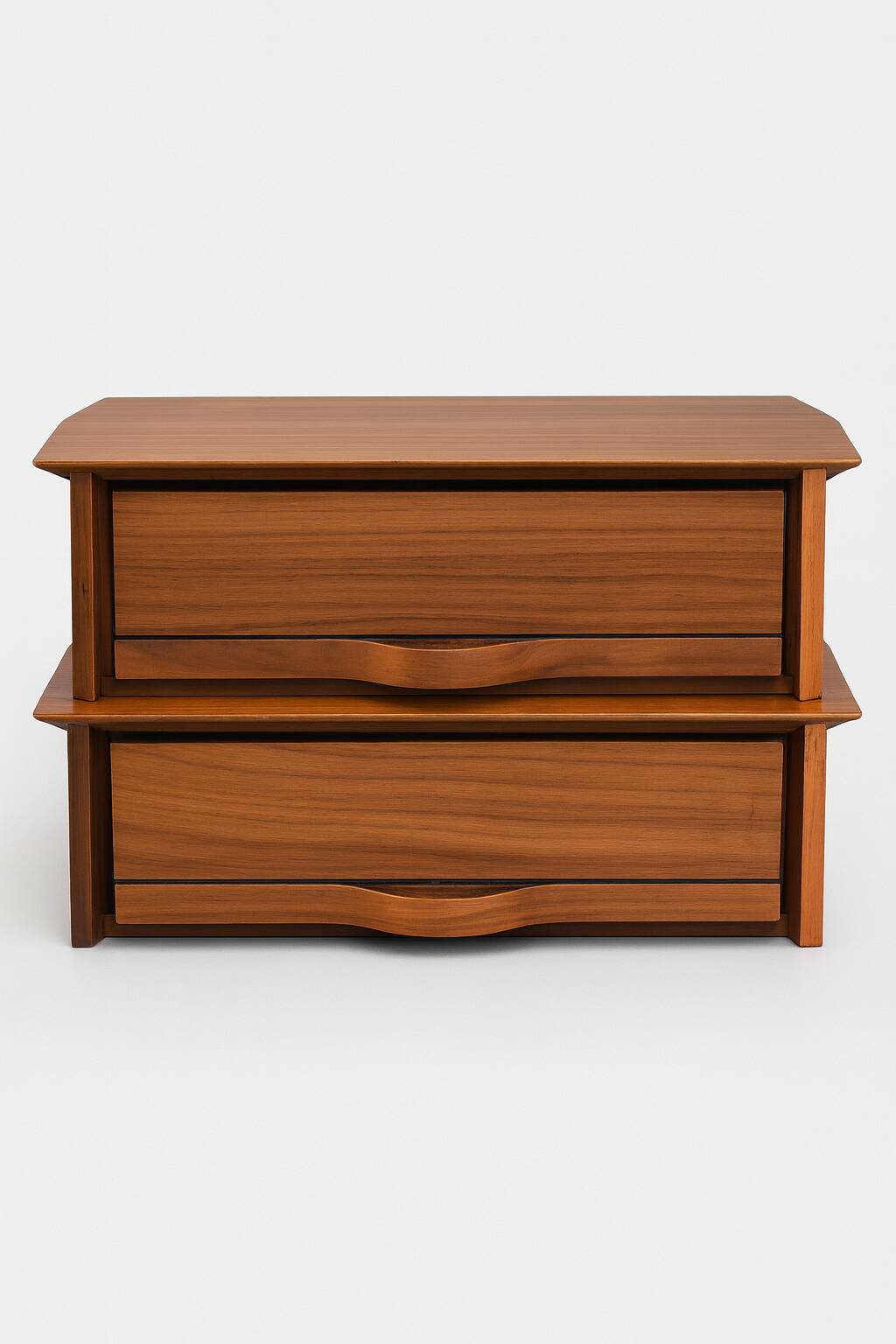 Pair of wall-mounted bedside tables, produced by Permanente Mobili Cantù, ver.