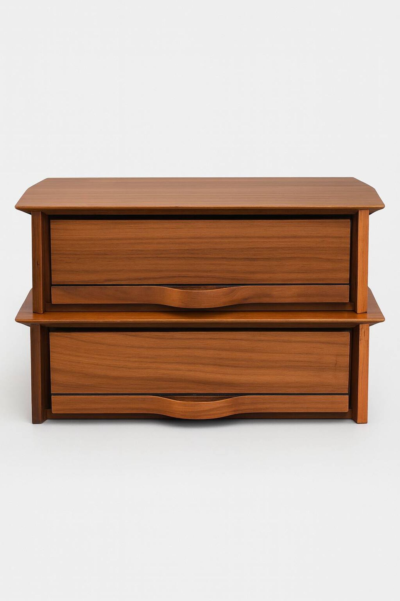 Pair of wall-mounted bedside tables, produced by Permanente Mobili Cantù, ver.