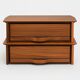 Pair of wall-mounted bedside tables, produced by Permanente Mobili Cantù, ver.
