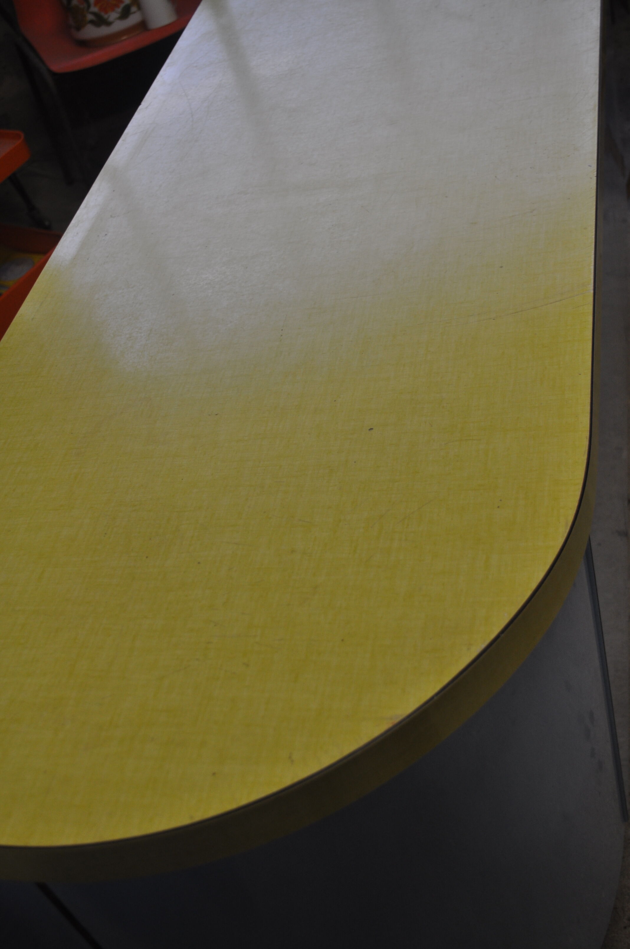 Two-tone formica sideboard