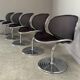Set O-line dining chairs by Herbert Ohl, Wilkhahn 1980s