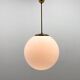 Large milk glass pendant light by kamenicky senov