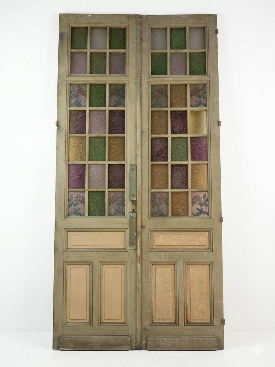 Pair of partition doors from the 19th century.