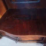 English mahogany shelf sideboard 19th